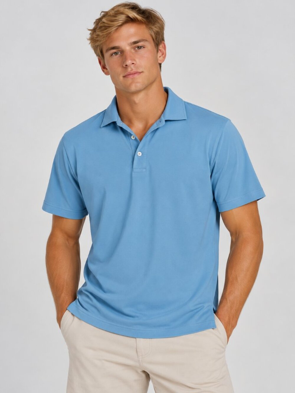 RLX Ralph Lauren Men's Blue Performance Polo Shirt Size XS 50504